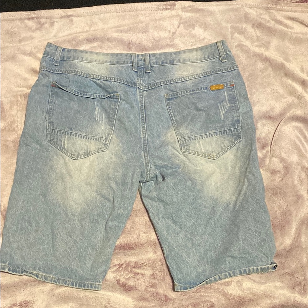 Men's Blue Denim Shorts